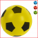 foamballen 12 cm met voetbalmotief
