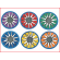 een kleurrijke frisbee in zacht nylon en neopreen