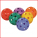 kunststof gatenballen in een kleurenassortiment