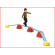 deze Gonge balanceerplanken vormen de basis voor het uitzetten van een balanceerparcours