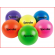 set van 6 veilige neon foamballen