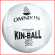 de officiële Omnikin Kin-ball sportbal met een diameter van 122 cm en een gewicht van 1 kg