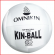 de officiële Omnikin Kin-ball grijs met een diameter van 122 cm en een gewicht van 1 kg