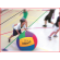 de Omnikin multicolor 84 cm is een lichtgewicht bal om mee te werpen en te schieten zowel binnen als buiten