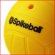 de Spikeball ballen zijn zacht en opblaasbaar