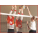 volleybaltrainingsnetten met een ommantelde staalkabel van 11,70 m