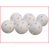 witte unihockey ballen met een diameter van 7 cm