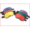 set van 6 blinddoeken in een kleurenassortiment