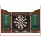 een dartkabinet compleet met dartbord en dartpijlen