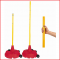 Big Red aluminium paal verstelbaar van 120 tot 165 cm