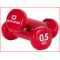 set van 2 rode dumbells 500 gram