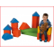 set van 16 speelblokken foam mini voor kinderen tot 2 jaar