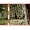 een paar handbaldoelnetten Huck voor binnen- en buitengebruik