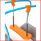 hangplank Gonge voor het mini parcours