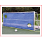 blauw doelschot oefenwand in PE gaas 200gr/m² met een afmeting van 3 x 2 meter huren