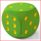 Volley® dobbelsteen foam 30 cm met een gewicht van 650 gram