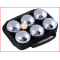 petanque set 6 ballen met but en meetlint