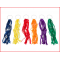 regenboog ringen met gekleurde slingers van 30 cm