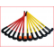 een hockeyset playfit indoor bestaande uit 12 hockeysticks en 3 no bounce ballen