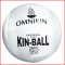 de officiële Omnikin Kin-ball grijs met een diameter van 122 cm en een gewicht van 1 kg