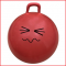 een rode springbal of skippybal met een diameter van 60 cm