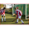 veldhockeydoelnetten in knooploos polypropyleen met een maaswijdte van 45 mm