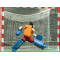set van 2 zaalhockeydoelnetten met een draaddikte van 4 mm
