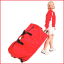 een rode XL opbergtas van 102 x 45 x 45 cm