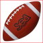 een sterke American football in PVC