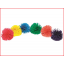 pompom ballenset in 6 verschillende kleuren