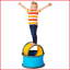 set van 2 Gonge body wheels met een verschillende diameter set van 2 Gonge body wheels met een verschillende diameter