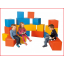set van 18 grote speelblokken foam