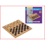 een compleet houten damspel