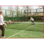 een padel net in sterk en duurzaam polypropyleen