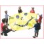 spelparachute smiley met een diameter van 1,8 meter voor kinderen spelparachute smiley met een diameter van 1,8 meter voor kinderen