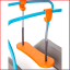 hangplank Gonge voor het mini parcours hangplank Gonge voor het mini parcours