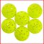 set van 6 pickleball ballen outdoor met 40 gaten set van 6 pickleball ballen outdoor met 40 gaten