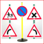 verkeersbordenset gevaar bestaande uit 4 speelgoed verkeersborden verkeersbordenset gevaar bestaande uit 4 speelgoed verkeersborden
