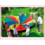 polyester geweefde spelparachute van 300 cm met genummerde doelen huren polyester geweefde spelparachute van 300 cm met genummerde doelen huren