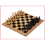 complete houten schaakset met koningshoogte 61 mm