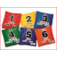 pittenzakjes met cijfers geleverd in een set van 6 kleuren