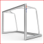 aluminium voetbaldoel training van 120 x 80 cm aluminium voetbaldoel training van 120 x 80 cm