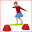 een balanceerbalk combineerbaar met verschillende Gonge elementen een balanceerbalk combineerbaar met verschillende Gonge elementen